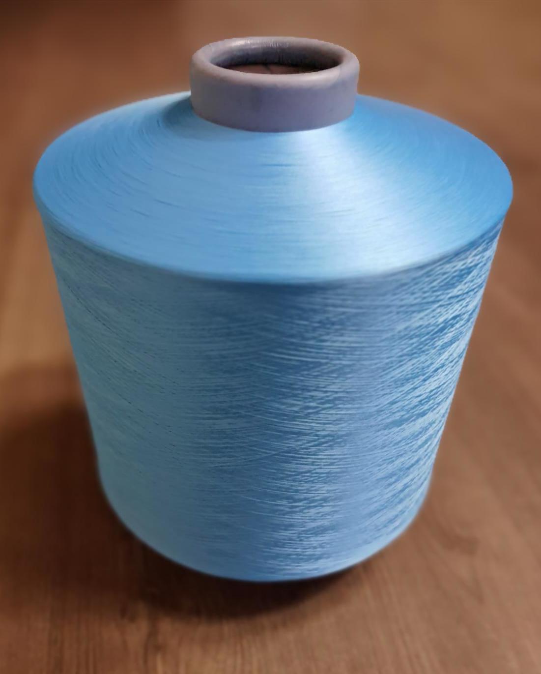 150 / 48 polyester turkuaz mavi puntasız